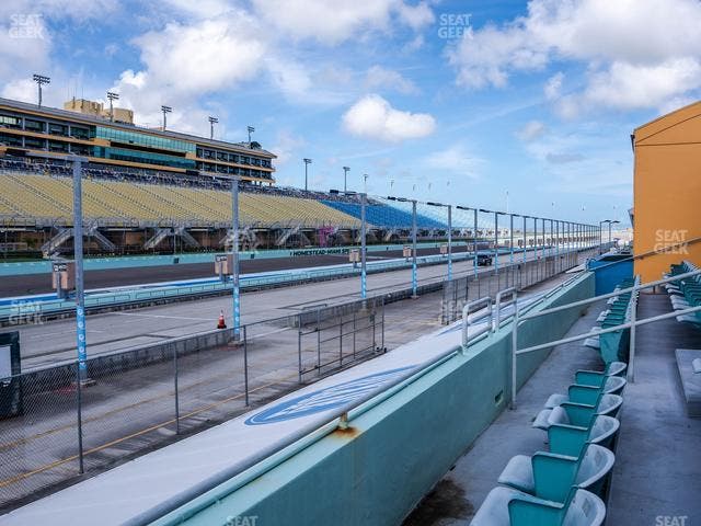 Homestead-Miami Speedway - Section Pit Road Cabana 7 Seat View