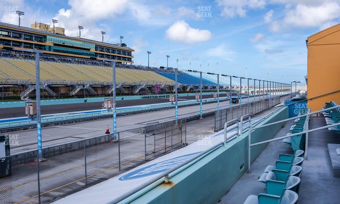 Homestead-Miami Speedway - Section Pit Road Cabana 7 Seat View