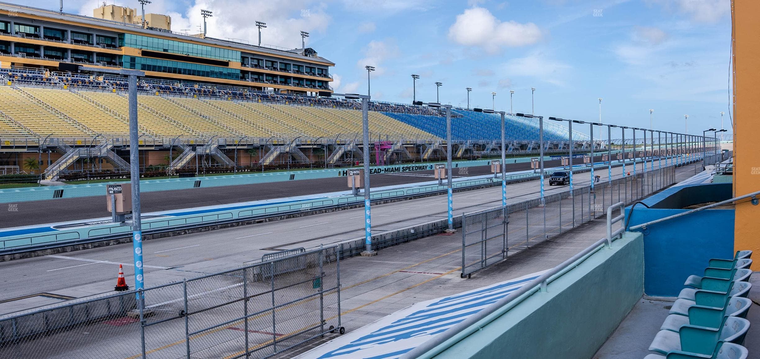 Homestead-Miami Speedway - Section Pit Road Cabana 8 Seat View