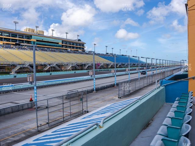 Homestead-Miami Speedway - Section Pit Road Cabana 8 Seat View