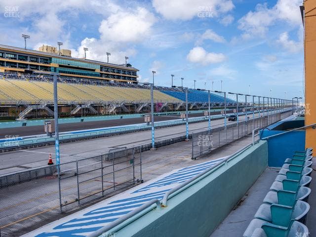Homestead-Miami Speedway - Section Pit Road Cabana 8 Seat View