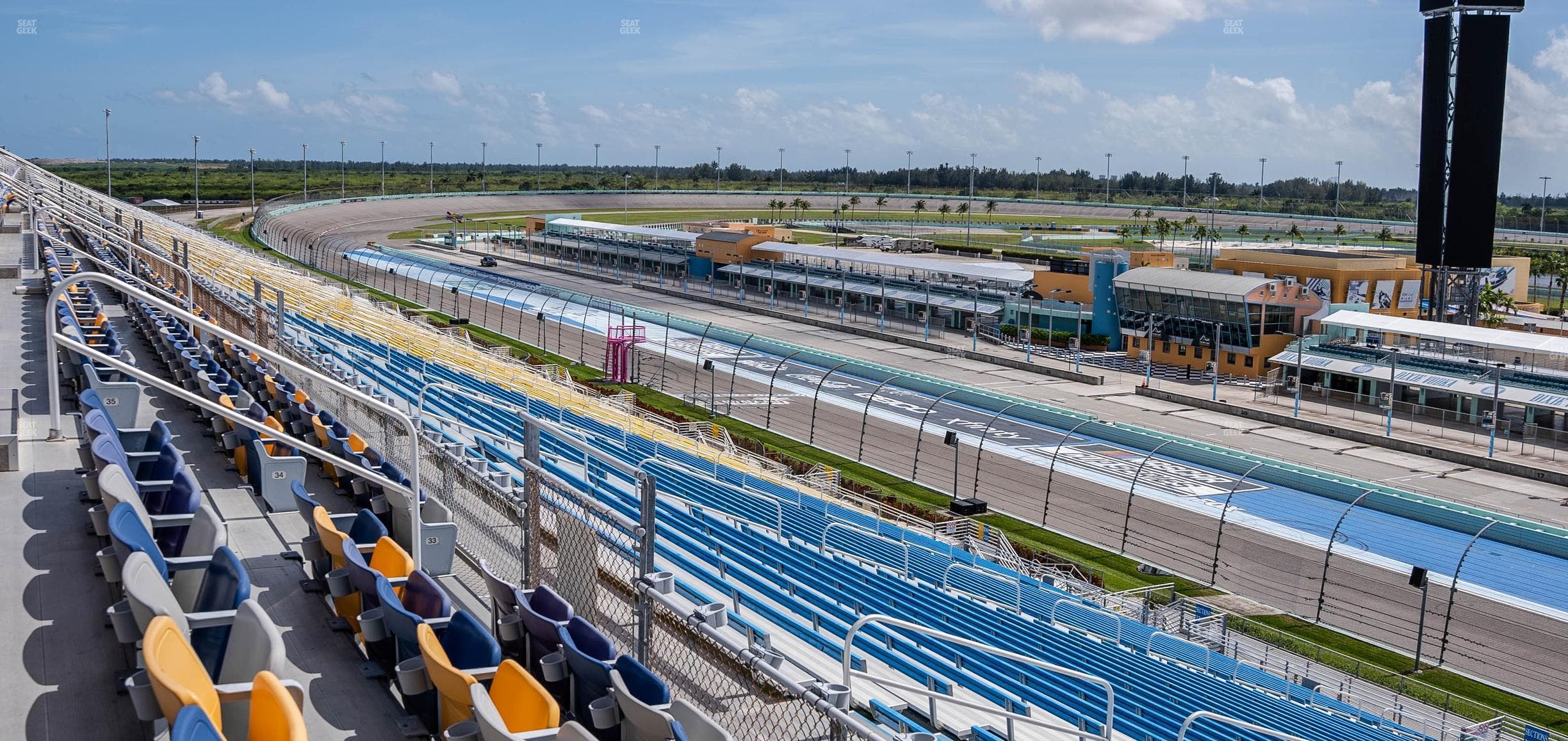 Homestead-Miami Speedway - Section Speedway Club 318 Seat View