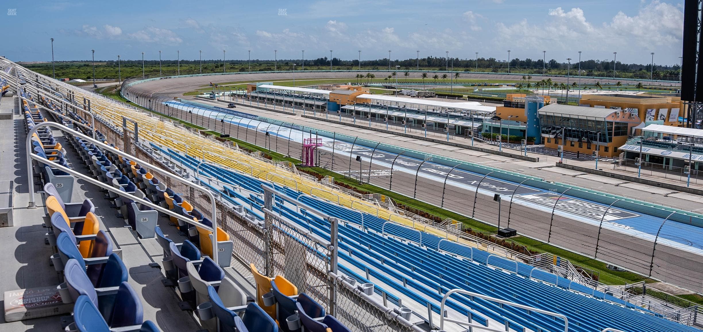 Homestead-Miami Speedway - Section Speedway Club 319 Seat View