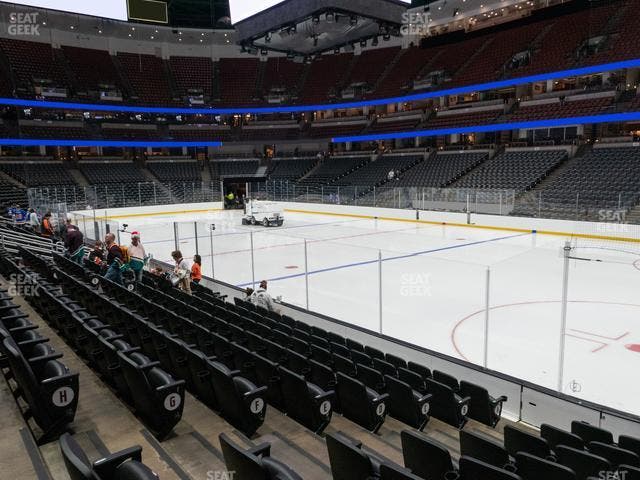 Honda Center - Section 205 Seat View
