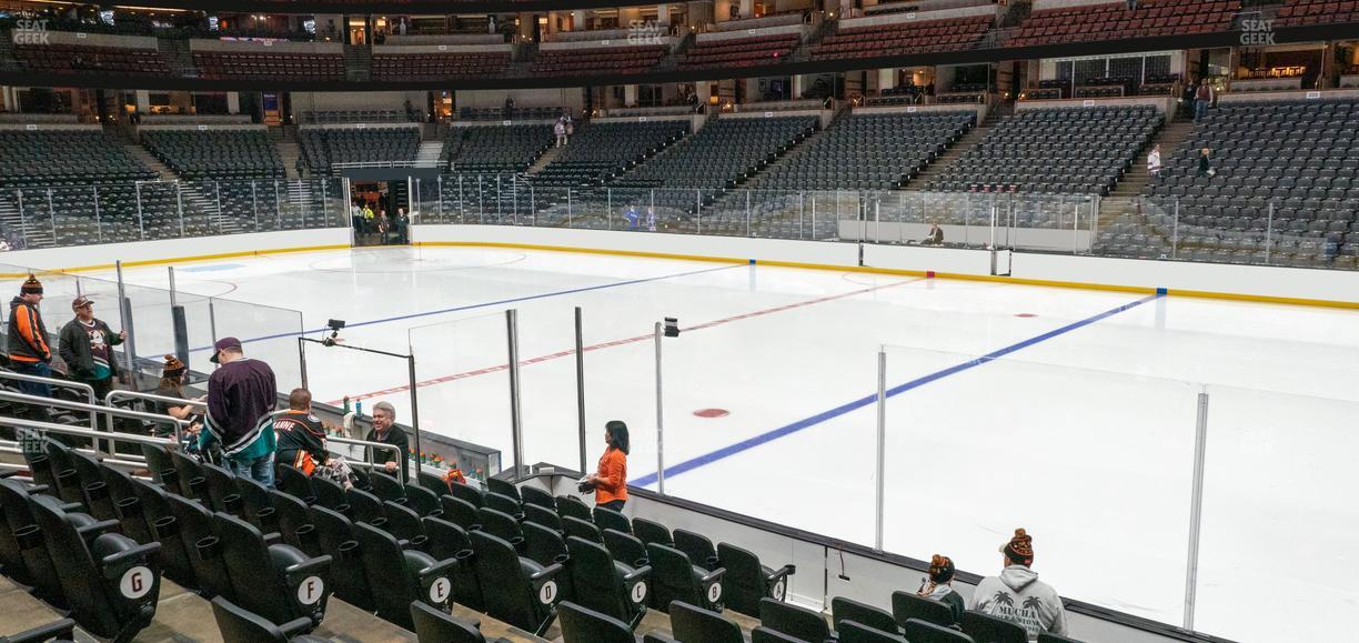 Honda Center - Section 206 Seat View