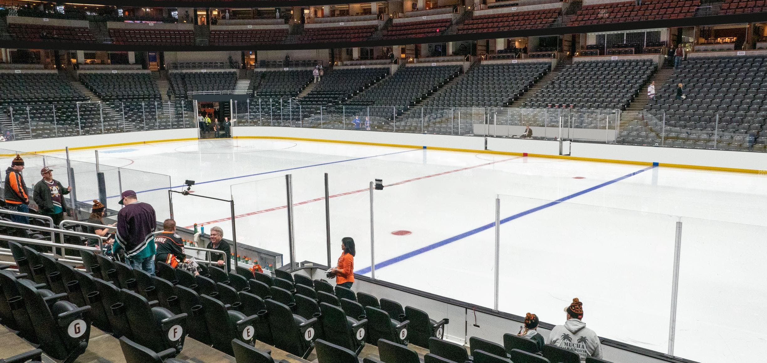 Honda Center - Section 206 Seat View