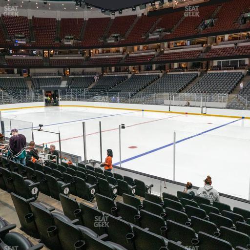 Honda Center - Section 206 Seat View