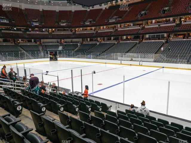 Honda Center - Section 206 Seat View Honda Center - Section 206 Seat View