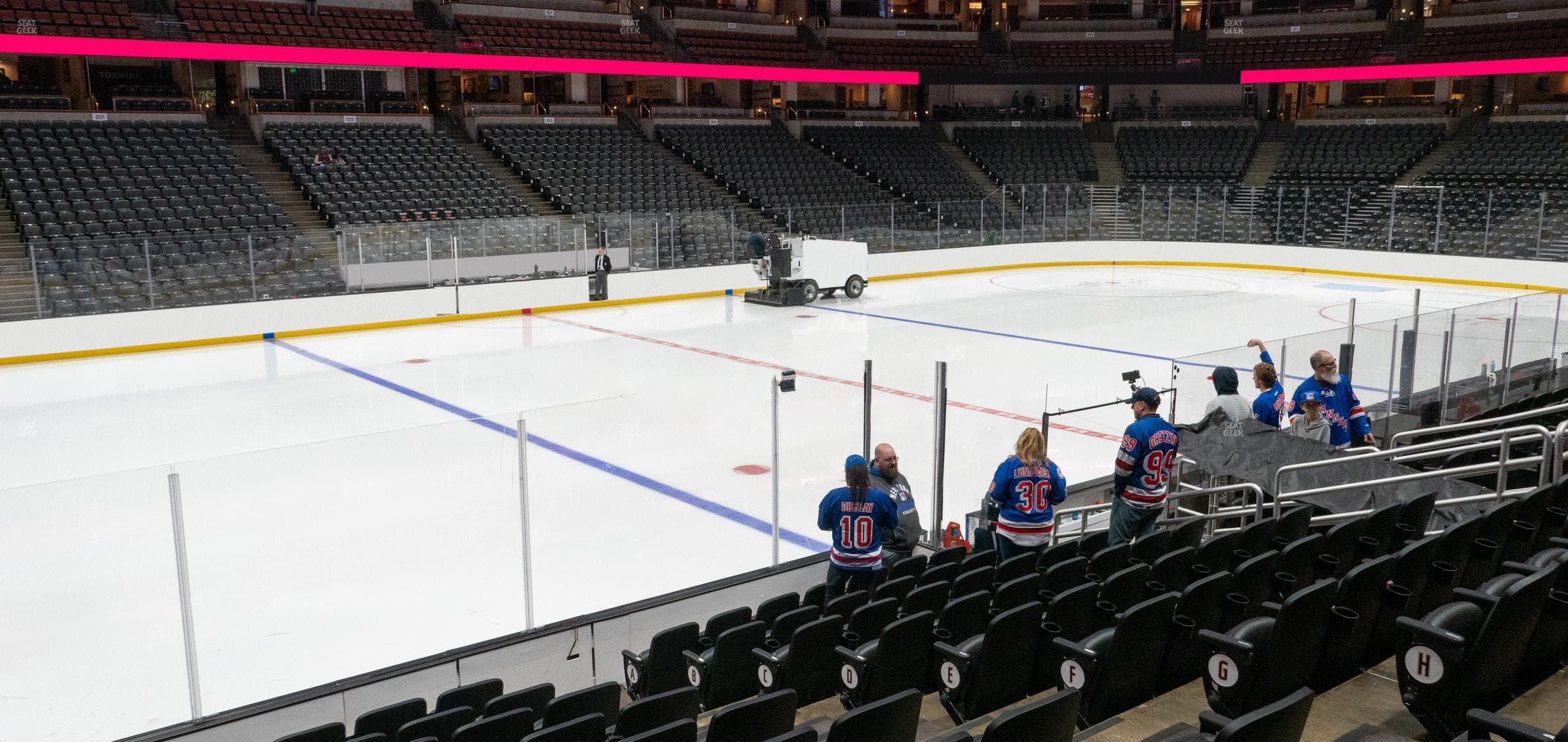 Honda Center - Section 210 Seat View