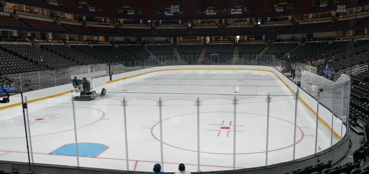 Honda Center - Section 214 Seat View