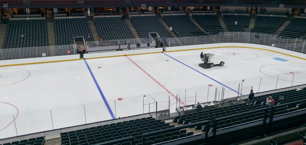 Honda Center - Section 321 Seat View