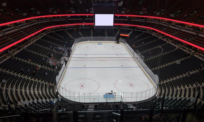 Honda Center - Section 401 Seat View