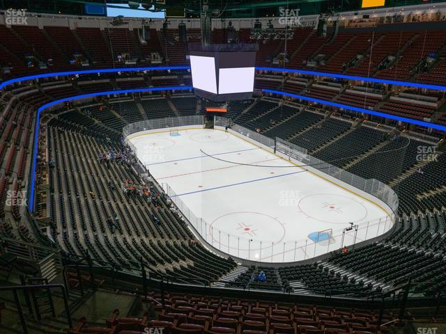 Honda Center - Section 404 Seat View Honda Center - Section 404 Seat View