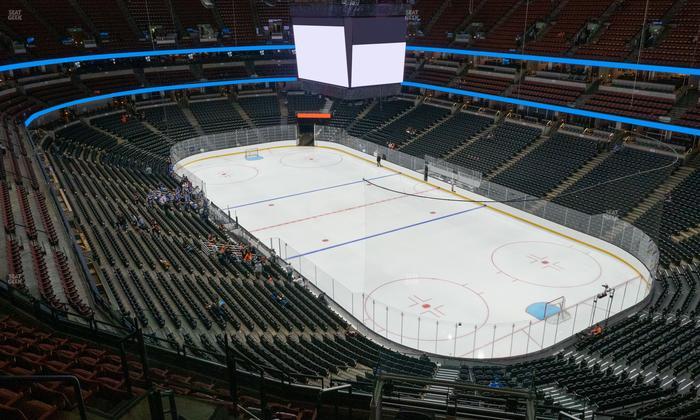 Honda Center - Section 405 Seat View