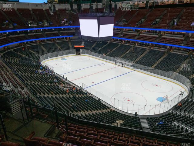 Honda Center - Section 406 Seat View Honda Center - Section 406 Seat View