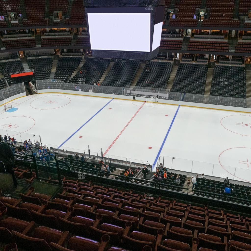Honda Center - Section 410 Seat View