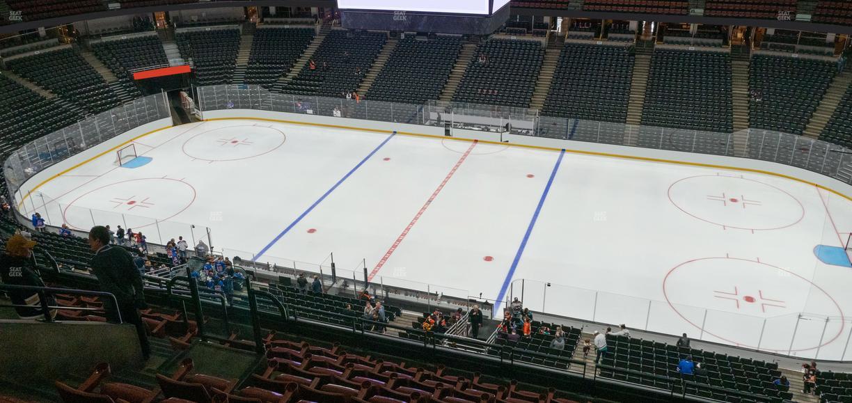 Honda Center - Section 410 Seat View