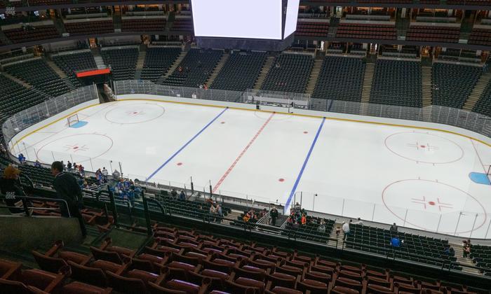 Honda Center - Section 410 Seat View