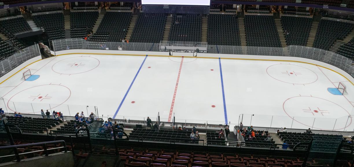 Honda Center - Section 411 Seat View