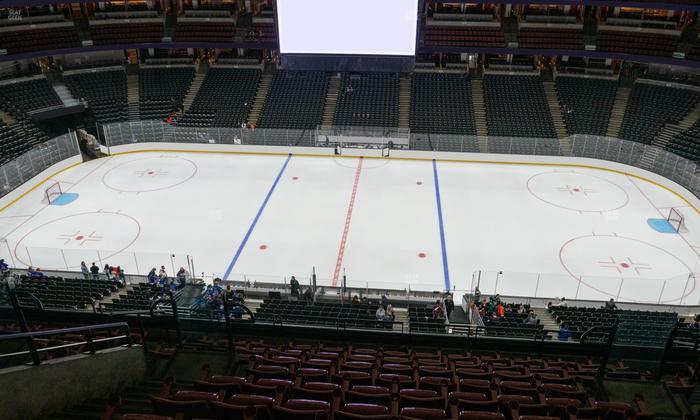 Honda Center - Section 411 Seat View