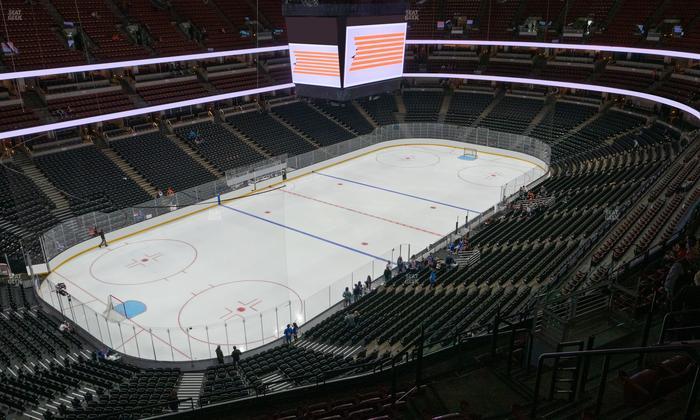 Honda Center - Section 417 Seat View