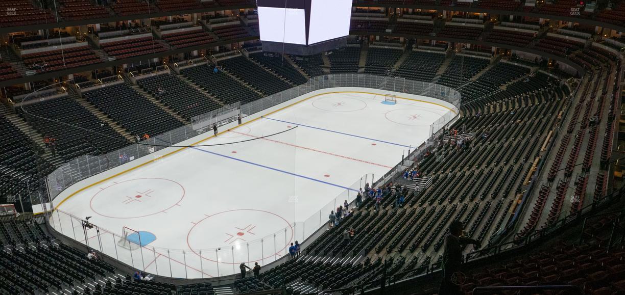 Honda Center - Section 418 Seat View