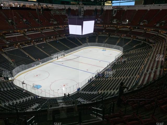 Honda Center - Section 418 Seat View Honda Center - Section 418 Seat View