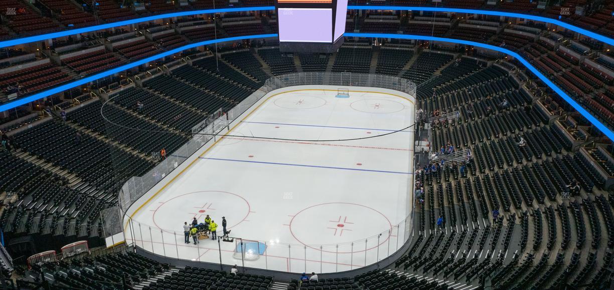 Honda Center - Section 421 Seat View