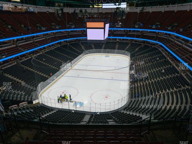 Honda Center - Section 421 Seat View Honda Center - Section 421 Seat View