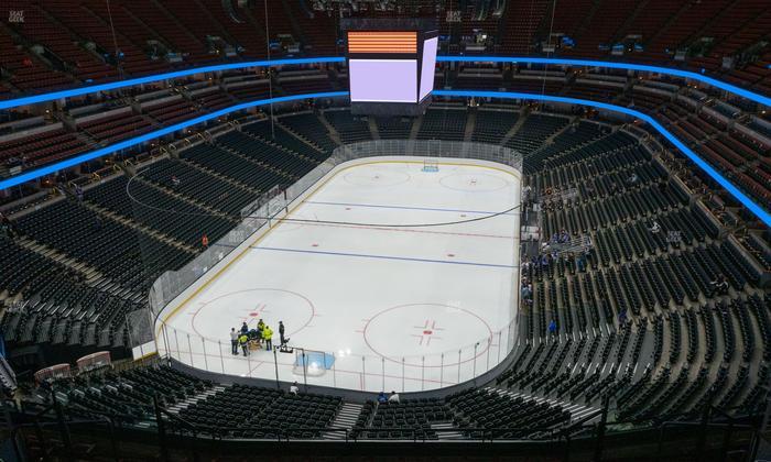 Honda Center - Section 421 Seat View