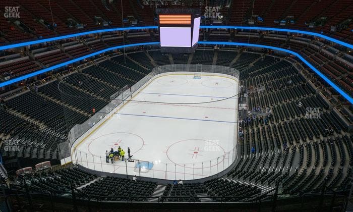 Honda Center - Section 421 Seat View