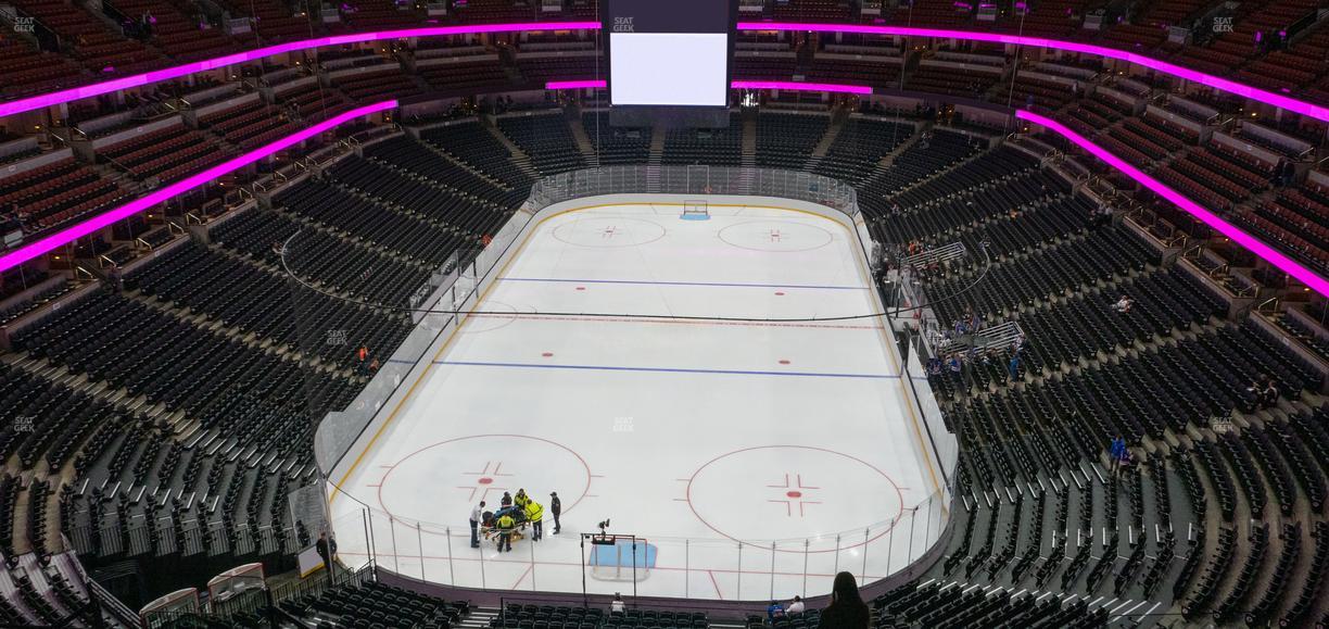 Honda Center - Section 422 Seat View