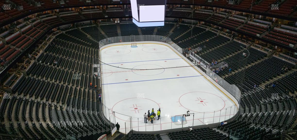 Honda Center - Section 424 Seat View