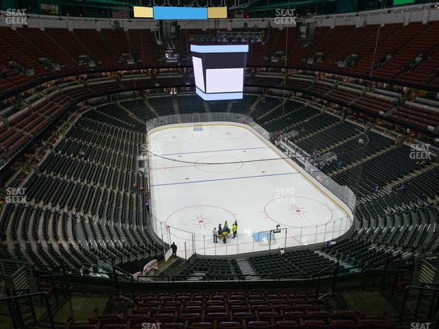 Honda Center - Section 424 Seat View