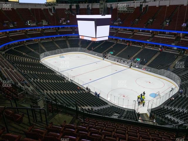 Honda Center - Section 428 Seat View Honda Center - Section 428 Seat View