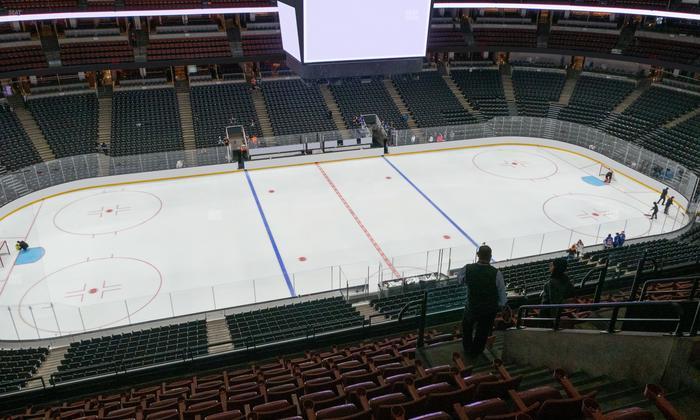 Honda Center - Section 435 Seat View