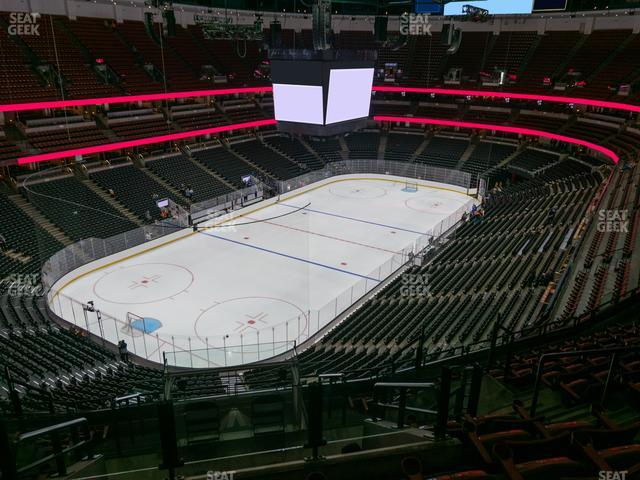 Honda Center - Section 440 Seat View Honda Center - Section 440 Seat View