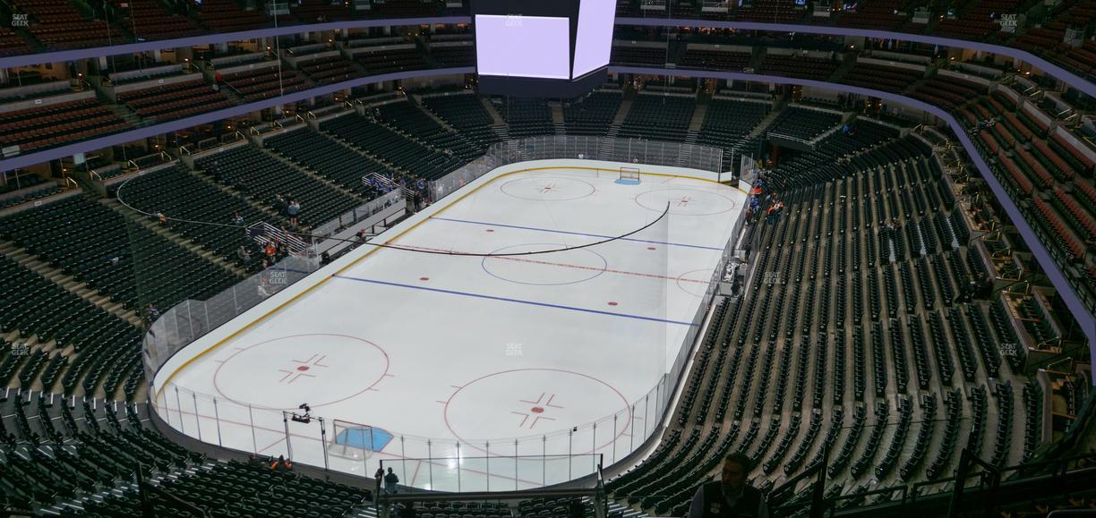 Honda Center - Section 442 Seat View