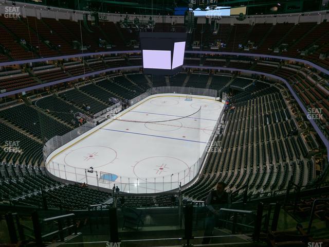 Honda Center - Section 442 Seat View Honda Center - Section 442 Seat View