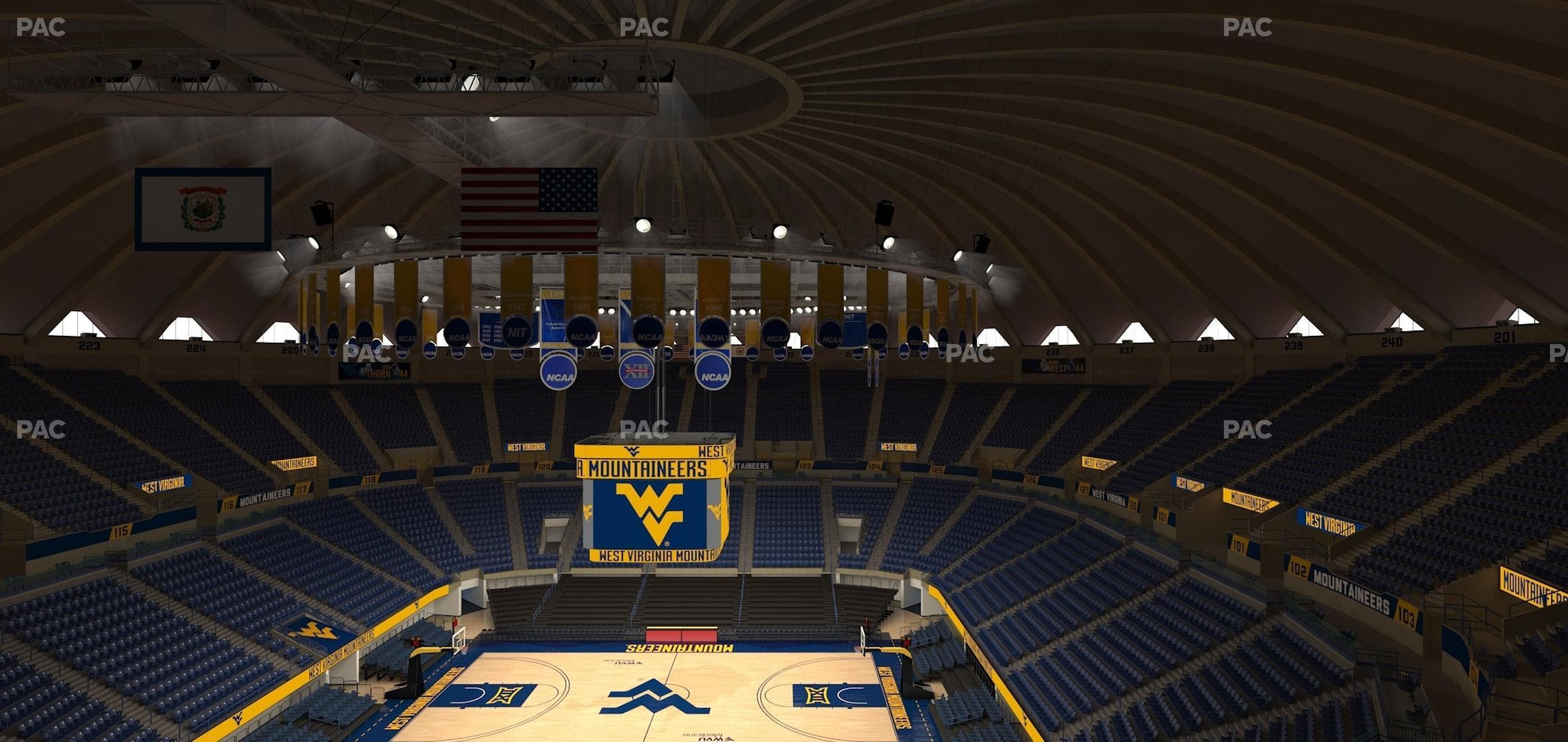 Hope Coliseum - Section 210 Seat View