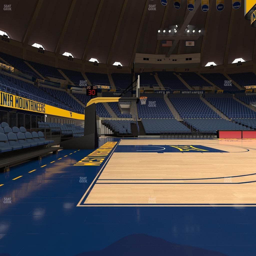 Hope Coliseum - Section Courtside Seating Seat View