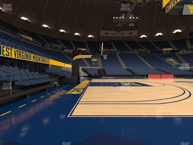 Hope Coliseum - Section Courtside Seating Seat View