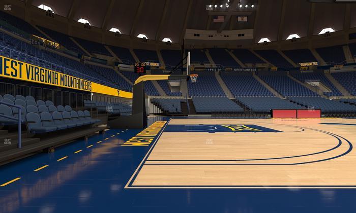 Hope Coliseum - Section Courtside Seating Seat View