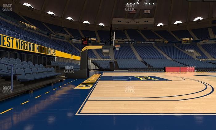 Hope Coliseum - Section Courtside Seating Seat View