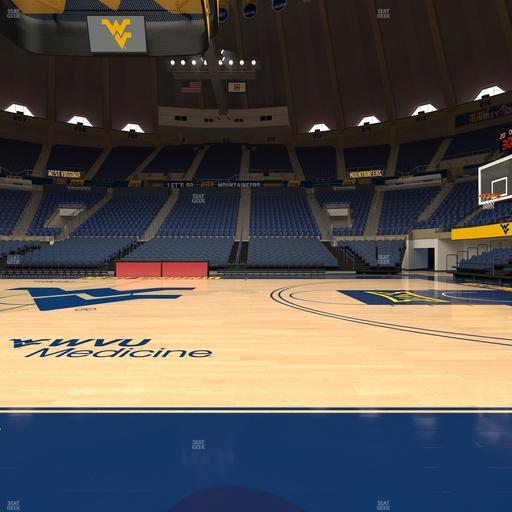 Hope Coliseum - Section Courtside Seating Seat View