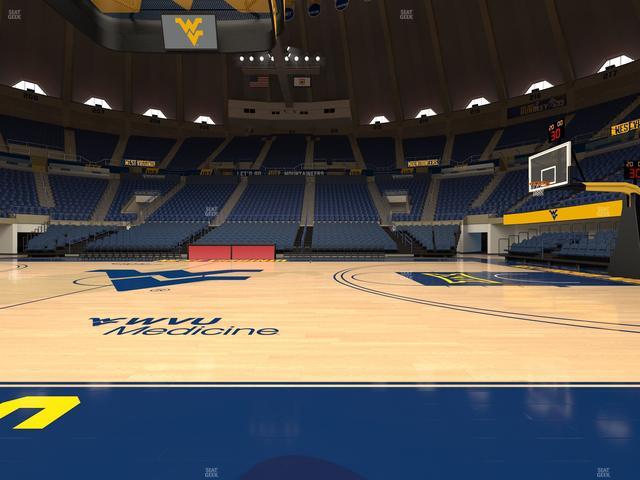 Hope Coliseum - Section Courtside Seating Seat View