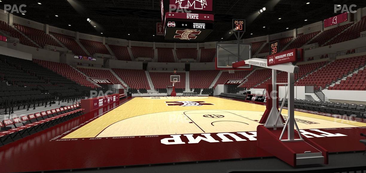 Humphrey Coliseum - Section 102 Seat View