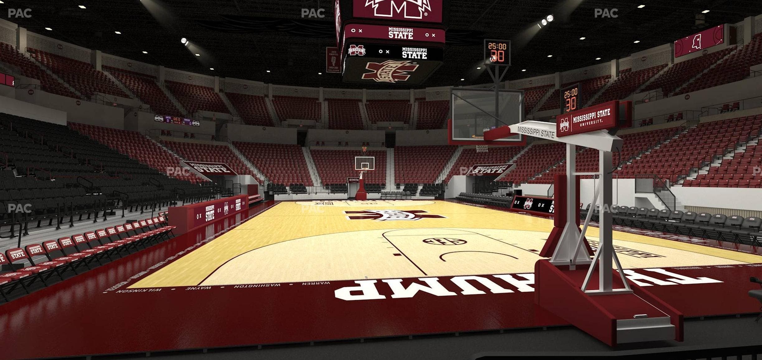 Humphrey Coliseum - Section 102 Seat View