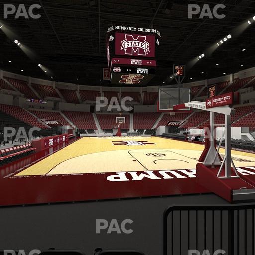 Humphrey Coliseum - Section 102 Seat View