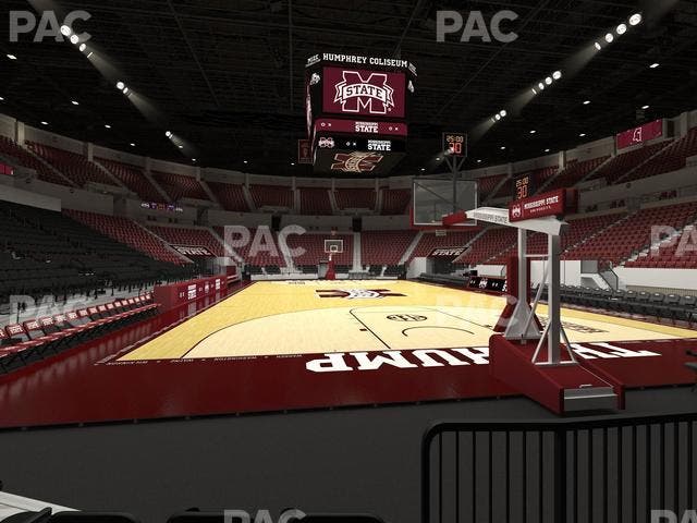 Humphrey Coliseum - Section 102 Seat View